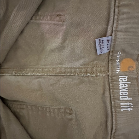 Carhartt Men's Khaki Cargo Pants 38x32 - Picture 3 of 4